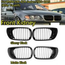 Frontgrill für BMW 3er 4 Türer E46 Touren salon 320i 325xi 330xi 2002-2005 Auto Front stoßstange Nieren renn gitter Grill