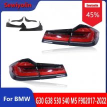 Akcesoria samochodowe G38 G30 tylne światła LED do BMW 530 540 M5 F90 2017-2022 tylne lampy DRL Plug And Play migające sterowanie 2 sztuk/zestaw