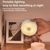 1 Stück/2 Stück Nacht-Touch-Licht, helle LED-Push-Lampe, 3 Farben dimmbares Puck-Tap-Nachtlicht, kabellose Beleuchtung zum Aufkleben für die Wand