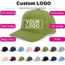 SLECKTON Custom Logo Embroidery Print Baseball Cap for Men and Women Customized Truck Hat Brand Design DIY Nylon Hat Wholesale