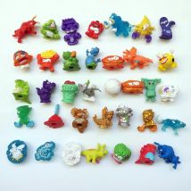 10Pcs Original Trash Figure Pack Grossery Rotten Bin Gang Monster Fossil Animal Food Figure Collect Model Toy Gift For Young
