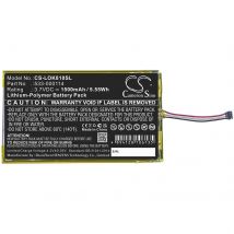 Keyboard,Mouse Battery For Logitech:IIIuminated Keyboard K810,K810,533-000114,1500mAh / 5.55Wh--Li-Polymer--3.70V