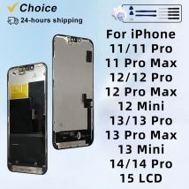AAA OLED For iPhone 11 12 13 13 Mini Display 3D Touch Screen Digitizer For 14 14 Plus 14 Pro Max 15 Plus LCD Replacement Part