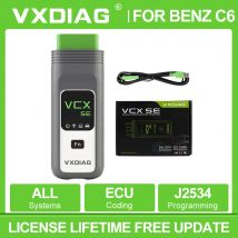 VXDIAG VCX VX800 For Mercedes Benz Car Diagnostic tool VCX SE for Benz J2534 Programming SCN ECU Coding C6 Doip obd2 scanner
