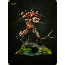 New Unassembled 1/24 75mm fantasy ELAN claws of gamehl soldier 75mm   Resin Kit DIY Toys Unpainted resin model