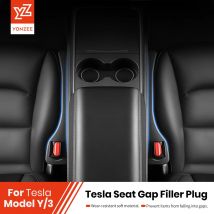 YZ For Tesla Model 3 Y Highland Juniper Car Seat Gap Filler Side Seam Plug Strip Styling Seat Gap Leak-proof Filling Strip