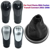 For Ford Fiesta MK6 Fusion Transit Connect 2002 2003 2004 2005 2006 2007 2008 Gear Shift Knob Gaiter Boot Cover Car Accessories