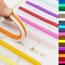 6mm 8mm 12mm S flessibile separato flessibile al neon in silicone 3528SMD striscia led 12V per insegna al neon LED impermeabile IP67