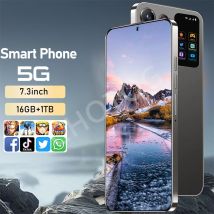 2025 Smartphone SMS 24 Ultra Original 7.3HD Tarjeta SIM Dual Teléfono Celular 7800mAh Android 14 Versión Global Teléfonos Móviles