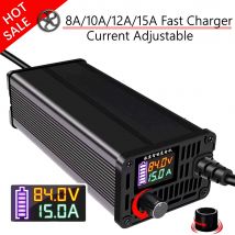 10A 15A 24V 48V 58.4V 72V 60V 84V Ładowarka litowo-jonowa Lifepo4 Curren Adjust 13S 54.6V Fast Charge 8S 16S 20S 24S część
