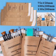 100 Stück Einweg-Reinigungs beutel Nagel Kraft Desinfektion beutel Maniküre Sterilisator Crimper Dental Tool Tattoo Reinigungs zubehör