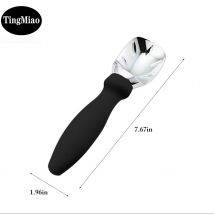 Robuster Eisschaufel aus rutschfester Obstlöffel aus Legierung für die Küche zu Hause