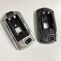 Gehäuse Shell Für Garmin Oregon 650 Oregon 650T Zurück Abdeckung GPS Handheld Gerät Teile Ersatz (Schwarz/Silber)
