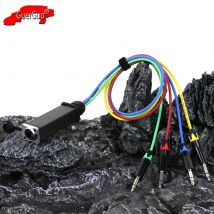 0.2M-15M 4 Channel 1/4 inch 6.35mm TRS Stereo Male Plug to RJ45 CAT5 with Shielded Multi Network Receiver Cable for Guitar Amp