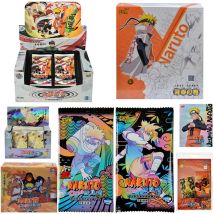 KAYOU Original Naruto Cards Uzumaki Sasuke Ninja Game Collection Rare Cards Box Flash Cards Toys For Children Christmas Gift