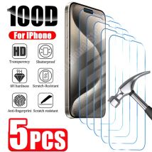 5 SZTUK Szkło hartowane do iPhone 15 14 13 12 11 16 Pro Max Mini Osłona ekranu do iPhone 15 14 Plus 8 X XR XS Max SE 2020 2022