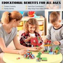 2,5 cm Magnetische Bausteine Mine Cube Welt Magnet Set Für Kid Alter Diy Modell Kinder Übung Denken Und Kreativität geschenk