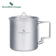 Boundless Voyage 300 ml 420 ml Titanbecher mit Deckel Outdoor-Becher Wasserbecher Campinggeschirr
