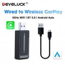 2025 neue 2 In 1 Carplay Wireless Adapter Android Auto AI Box Verkabelt Zu Drahtlose Automobil Intelligente Systeme Auto Zubehör