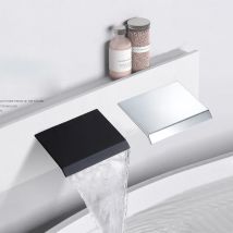 BAKALA Bocca per rubinetto a cascata per vasca da bagno montata a parete all'ingrosso e al dettaglio Beccuccio per rubinetto quadrato-rotondo Beccuccio in ottone con finitura cromata