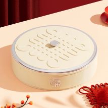 UFORU Wohnzimmer Haushalt Trockenobst Tablett Pralinenschachtel Chinesische Nuss Aufbewahrungsbox Hochzeit Zucker Teetisch Obst Snack Tablett