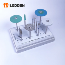 Dentallabor-Schleif- und Polier-Set mit Zirkonoxid 3Z00.3 Zahnheilkunde-Bohrern, One-Stop-Lösung, Diamantbohrer, Scheibenpolierer, Werkzeuge