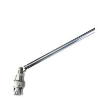 FM Radio Antenna BNC Connector Telescopic Aerial 0.7m Stainless Steel