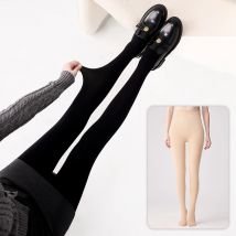 80D Frauen Herbst Frühling Elastische Strumpfhosen Sexy Hohe Taille Samt Nahtlose Strumpfhosen Komfort Slim Fit Koreanischen Stil