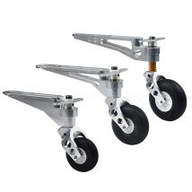 1 Stück CNC Aluminium Heckrad Fahrwerk für RC Flugzeug Gasmotor 3D/4D Modell 20CC bis 220CC