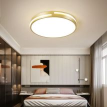 Nordic Simple Bedroom Lamp Living Room Study  Round Gold Led Ceiling  Dining   Pendant  Indoor Lighting
