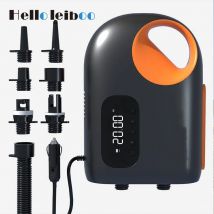 LEIBOO 20PSI DC Nadmuchiwana elektryczna pompa powietrza Szybka sprężarka powietrza do surfingu na świeżym powietrzu Deska wiosłowa Airbed Sup Boat Kayak