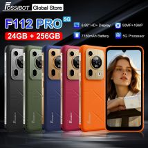 Fossibot F112 PRO 5G Robustes Smartphone 6,88" HD+ 7150mAh 24GB(8+16) 256GB Handy 50MP Umweltfreundliches Handy