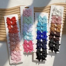 10 Stücke Nette Bögen Baby Haarspangen Candy Farbe Mädchen Prinzessin Haarnadeln Haarspangen Kinder Haarschmuck