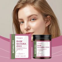 Hoegoa Rohes Batana-Öl, Haarwachstum, Alopezie, Anti-Break-Nachwuchs, feuchtigkeitsspendende Reparatur, gesünder, dickere Haarbehandlung, Creme-Maske