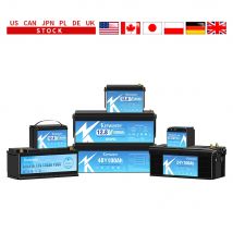 Nuevo Paquete de batería LiFePO4 de 12V 50 100 120 135 180 200 300 400Ah con BMS mejorado, carrito de Golf de energía de litio, RV, campistas todoterreno