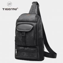 Tigernu Borse a tracolla moda uomo per uomo Borsa per iPad da 9,7 11 pollici Borsa da petto da uomo Borse a tracolla impermeabili di grande capacità Mini borse
