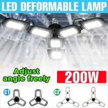 LED E27/E26 Lampadina per garage AC220V Lampada da soffitto 110V Faretto 50W 80W 100W 200W Per casa Magazzino Officina Seminterrato Illuminazione