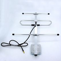 433 MHz Richtungs-Yagi-Antenne für den Außenbereich, 3 Einheiten, Hand-Walkie-Talkie-Antenne mit hoher Verstärkung, 6 dBi, 1 m Kabel, Außenschraube, Innenloch