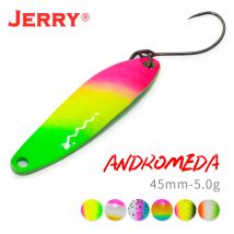 Jerry Andromeda 5 g Mikroforellen-Metalllöffel, Spinnköder, künstlicher Glitzerguss, hochhafte Hartköder, Lake Stream River Bait
