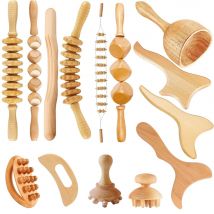 Terapia del legno Massaggio Maderoterapia Massaggiatore Rullo Anti Cellulite Dimagrante Gua Sha Massaggiatore Per Il Corpo Schiena Del Piede Masajeador