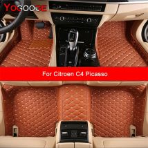 YOGOOGE Custom Car Fußmatten für Citroen C4 Picasso Auto Teppiche Fuß Coche Zubehör