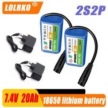 7,4 V 20000 mAh Batterie mit USB Ladegerät Für T188 T888 2011-5 V007 C18 H18 Fernbedienung RC angeln Köder Boot Ersatz Batterie Teile