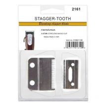 Set di lame per clipper di ricambio professionali a 2 fori adatte per tagliacapelli Wahl 5 Star Series Cordless Magic Clip 8148