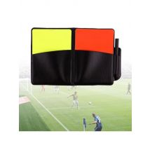 652D Redness Yellow Referee Penalty Cards Soccer Card Football Game Referee Card