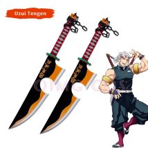 Uzui tengen kimetsu no yaiba cosplay waffe requisiten modell messer und schwert