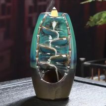 1pc, Keramik Rückfluss Weihrauch brenner-schaffen eine entspannende Aroma therapie Atmosphäre in Ihrem Zuhause! (Ohne Weihrauch)