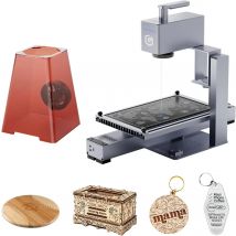 Incisore laser portatile da 12 W più lungo Nano Pro con kit di estensione, alta velocità 5000 mm/s, precisione di incisione 0,01 * 0,01 mm