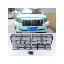 New 4PCS Grille Insect Screening Mesh Front Grille Net For Toyota Land Cruiser Prado 2018 2019 FJ 150 Accessories