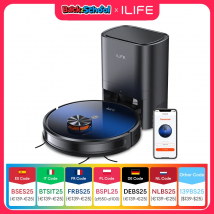 ILIFE-Robot y fregona T10s, estación de vacío automático, navegación LDS, succión de 3000Pa, hogar inteligente, húmedo y seco
