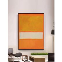 100% Handmade Copy Mark Rothko Famous Paintings Modern Abstract Art Porch Decor Canvas Oil Painting Simple Large-size Mural